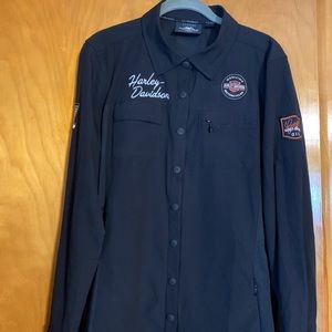 Women’s Harley-Davidson snap front shirt